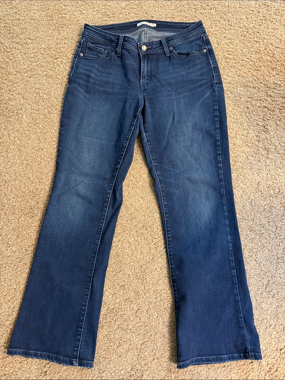 Levi’s 529 Curvy Bootcut Dark Blue Women's Bootcut Jeans